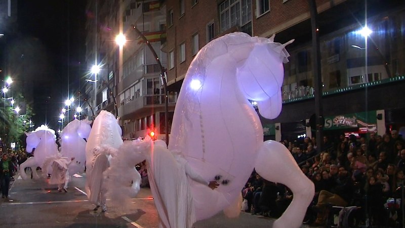 ‘Cavalls de llum’ per donar la benvinguda al Nadal El Periòdic d'Ontinyent - Noticies a Ontinyent