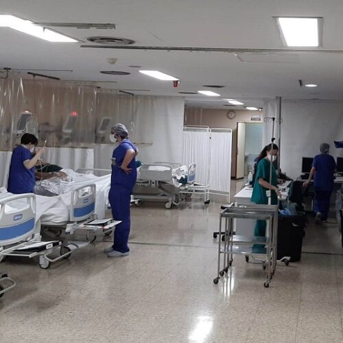 La mitjana d’edat dels hospitalitzats per COVID a Xàtiva baixa dràsticament