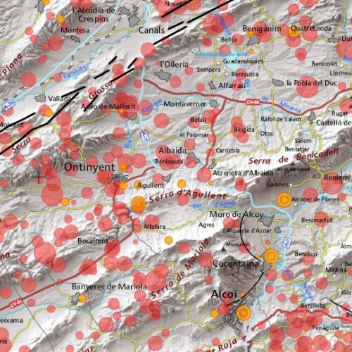 La Vall d’Albaida, una de les zones amb més risc sísmic