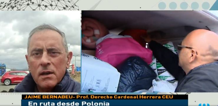 L'advocat Jaime Bernabéu viatja fins a Polònia per a portar refugiats El Periòdic d'Ontinyent - Noticies a Ontinyent