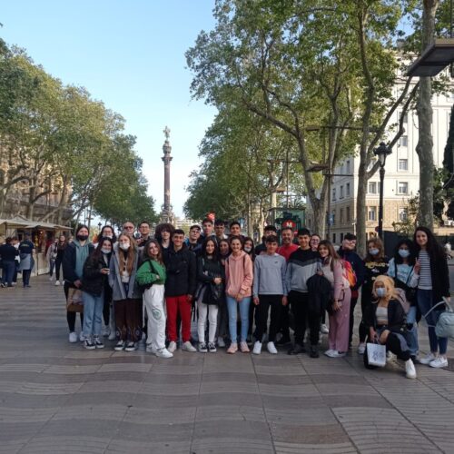 L’alumnat de la Milagrosa descobreix la Barcelona més turística