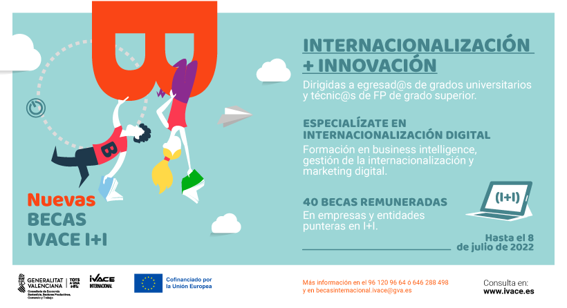 Ivace lanza una nueva convocatoria de becas centradas en innovación aplicada a la internacionalización El Periódico de Ontinyent - Noticias en Ontinyent