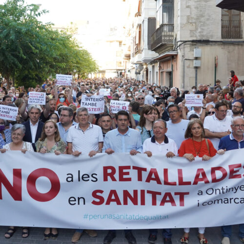La Vall Ens Uneix lleva al pleno de la Diputación una moción en defensa de la sanidad pública en Ontinyent y la comarca