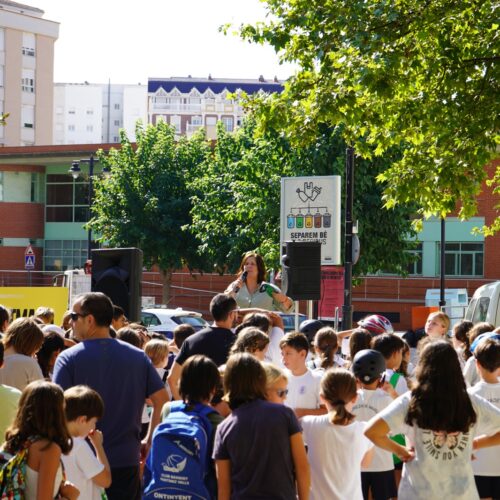 200 alumnos celebran el Día Mundial Sin Coches con un recorrido por los nuevos 'Caminos Escolares Seguros'