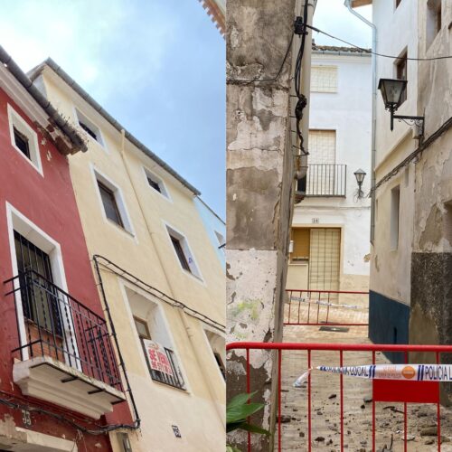 El barrio de la Vila vuelve a sufrir desprendimientos parciales