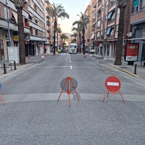 Col·lapse de trànsit al centre de Sant Josep per les obres