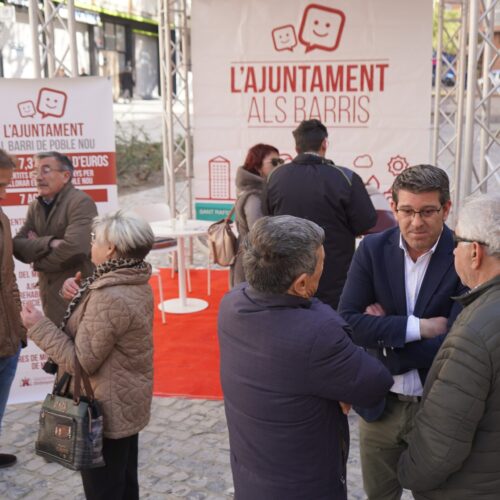 “L’Ajuntament al Barri” valora els 7 milions d’euros invertits a revitalitzar el barri de Poble Nou d’Ontinyent