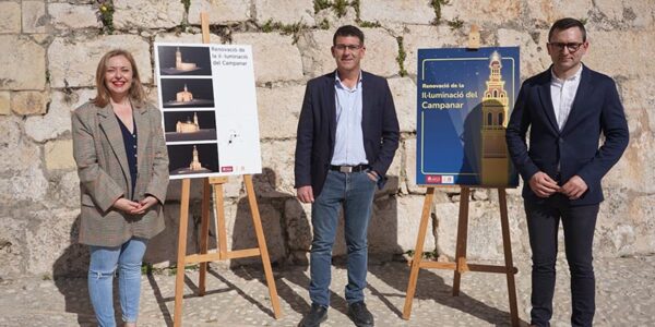 Ontinyent renovarà la il·luminació del Campanar de la Vila per un enllumenat ornamental eficient