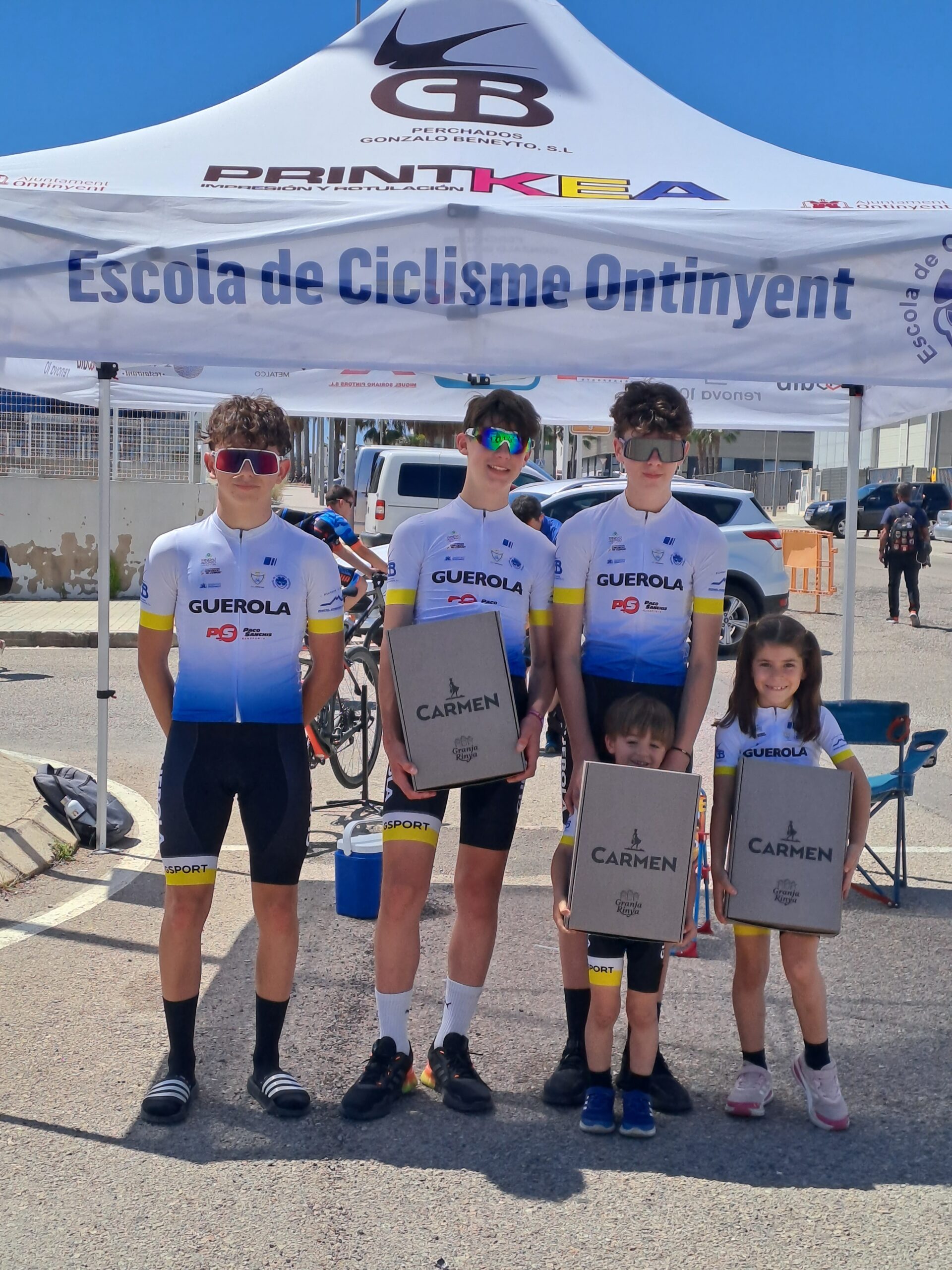 Pòdium per a tres membres de l'escola del Club Ciclista d'Ontinyent El Periòdic d'Ontinyent - Noticies a Ontinyent
