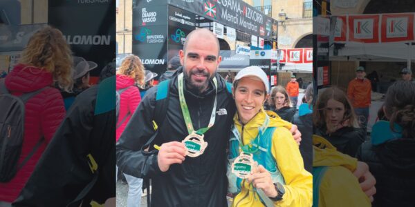 Eva Gil i Salva Mora participen en una de les maratons més importants d’Europa