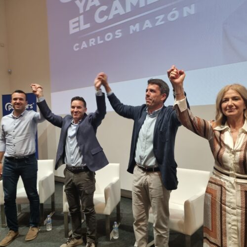 El PP d’Ontinyent presenta la seua candidatura en un acte encapçalat per Carlos Mazón