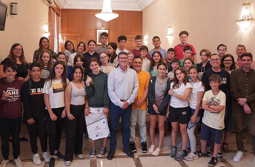 Ontinyent rep alumnat d'Eslovènia i del CEIP Bonavista participants en un projecte formatiu europeu El Periòdic d'Ontinyent - Noticies a Ontinyent