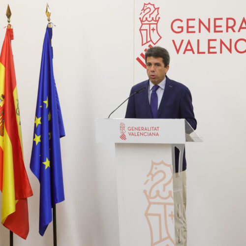 El presidente de la Generalitat Valenciana, Carlos Mazón, visita Ontinyent este jueves