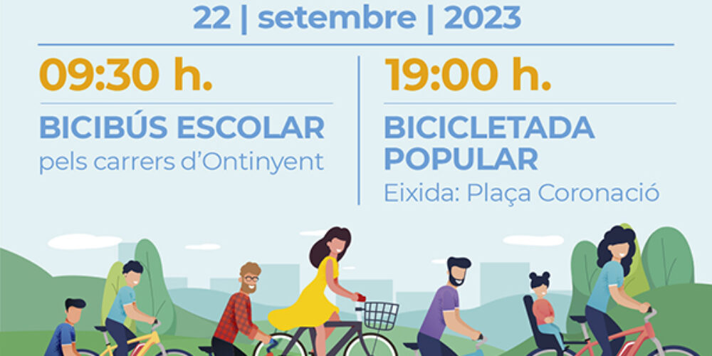 Ontinyent celebrará el Día Mundial Sin Coches con un “bicibús escolar” para fomentar la movilidad sostenible
