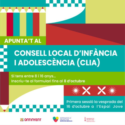 Ontinyent abre a la participación de los menores de 8 a 16 años su nuevo Consejo de Infancia y Adolescencia