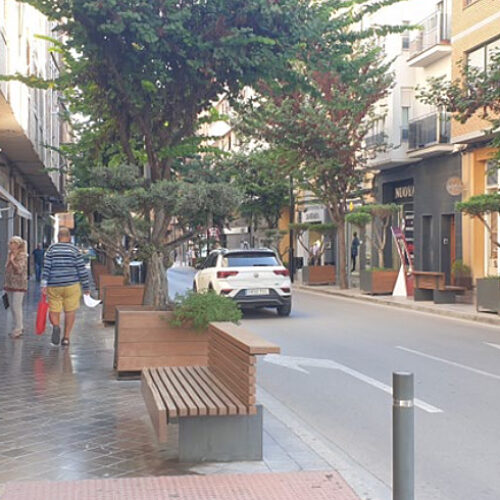 Ontinyent elabora un estudio para mejorar el eje comercial de la calle Martínez Valls con una subvención autonómica