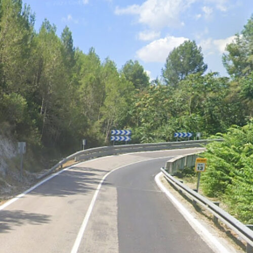 La Diputación de Valencia inicia las obras de mejora de la carretera CV-655 entre Ontinyent y Fontanars