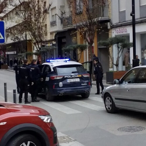 Aparatosa detención policial a un presunto ladrón en Martínez Valls