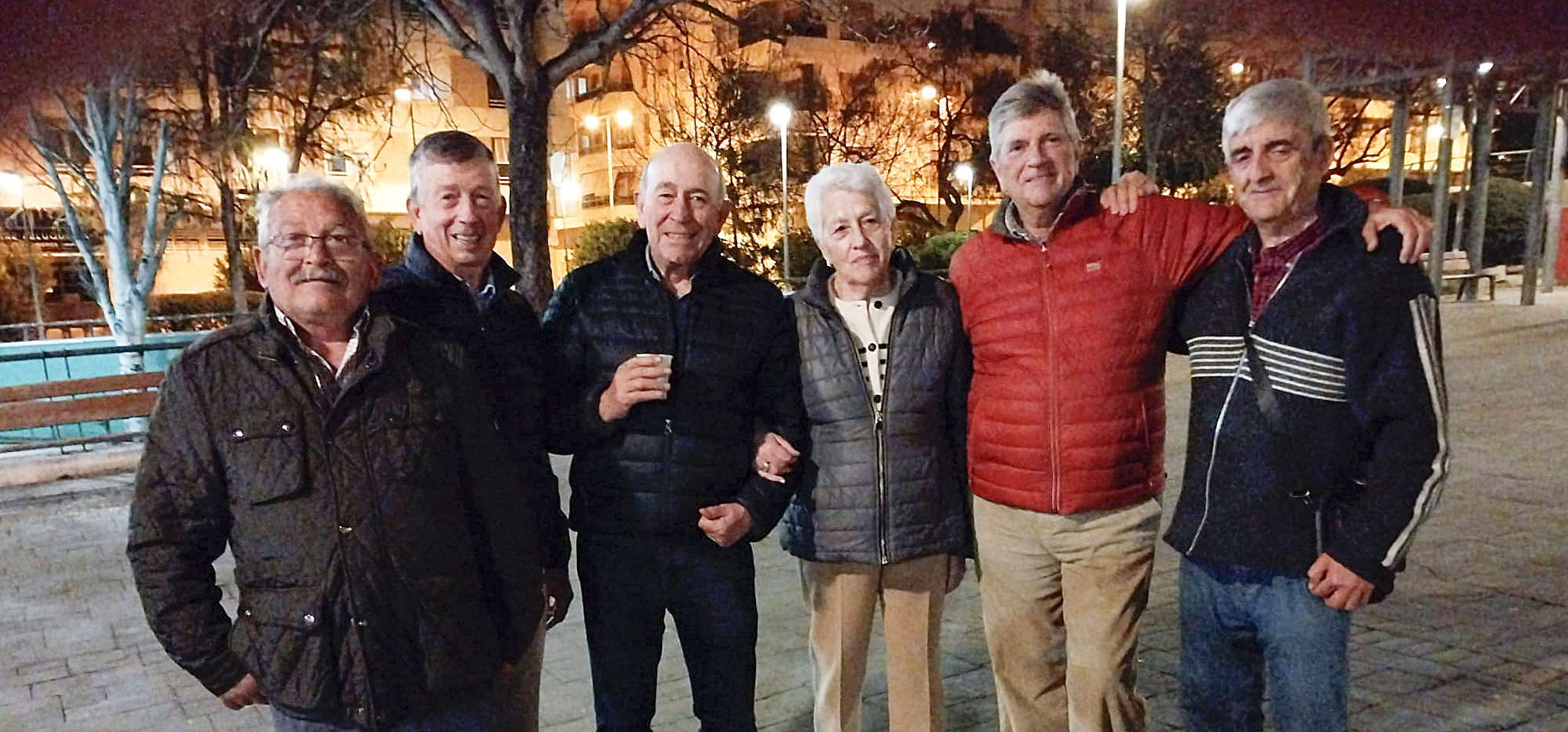 Miembros de la asociación vecinal de Sant Josep