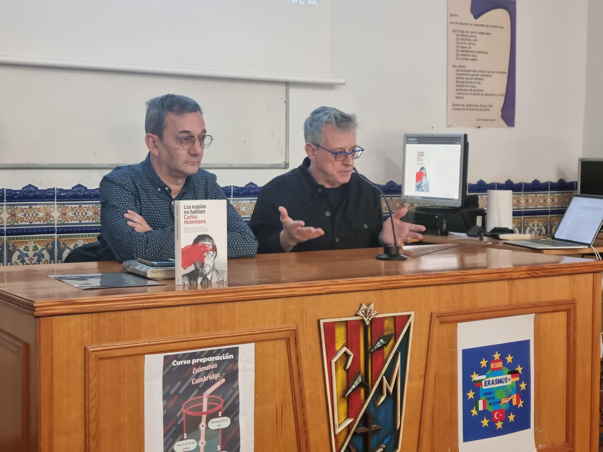 Carlos Holemans visita Ontinyent, el poble on va arribar son pare espia El Periòdic d'Ontinyent - Noticies a Ontinyent