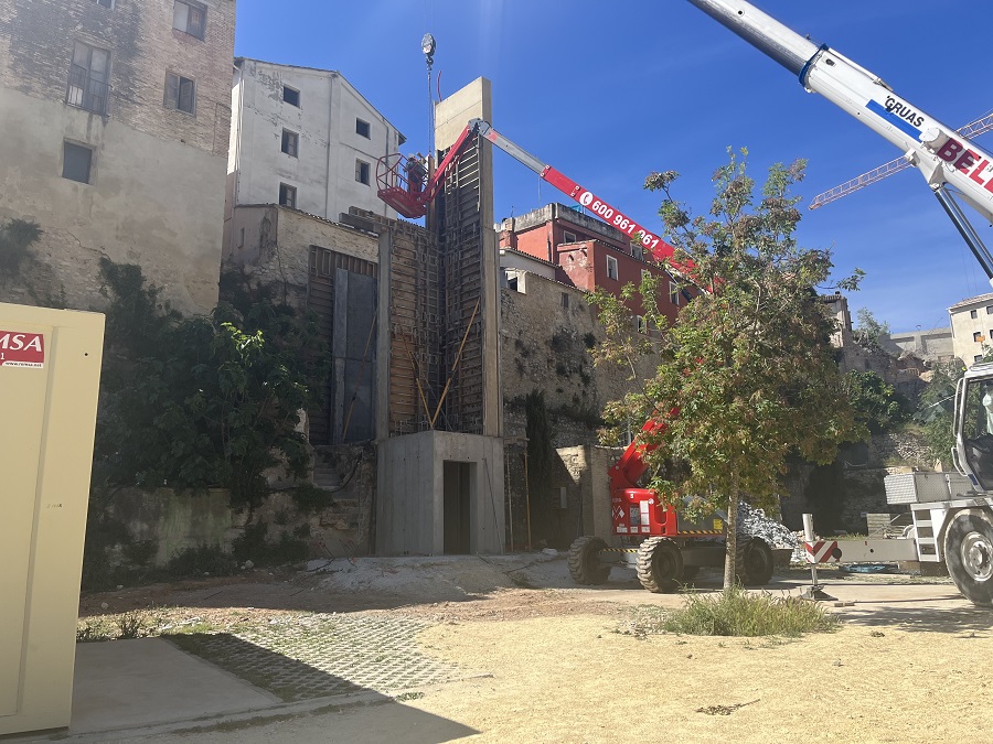 L'ascensor de la Vila i la muralla estaran a punt a final d'any El Periòdic d'Ontinyent - Noticies a Ontinyent
