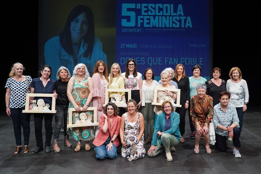 Quatre dones "que fan poble" homenatjades en l'Escola Feminista El Periòdic d'Ontinyent - Noticies a Ontinyent