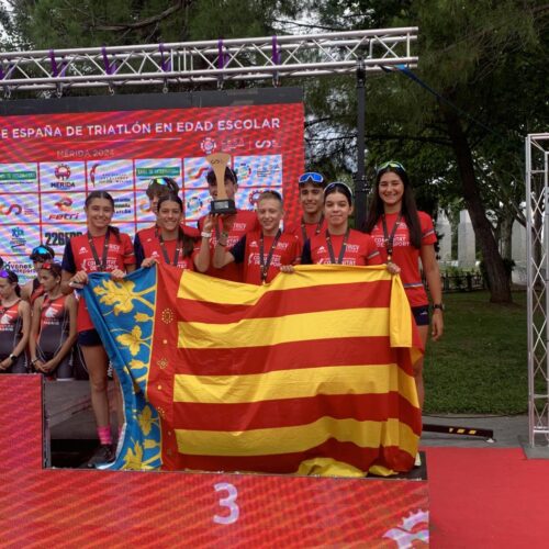Jaume Gironés i Celia de Llago, bronze al Campionat d’Espanya de Triatló per Autonomies