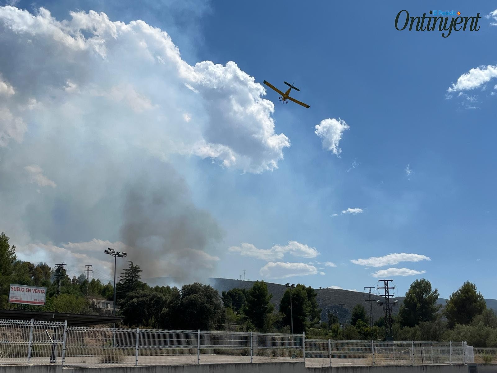 Incendi forestal a la zona del Pou clar d'Ontinyent El Periòdic d'Ontinyent - Noticies a Ontinyent