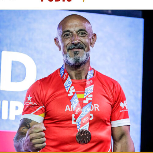 Amador Martínez, bronze mundial en carrera d’obstacles