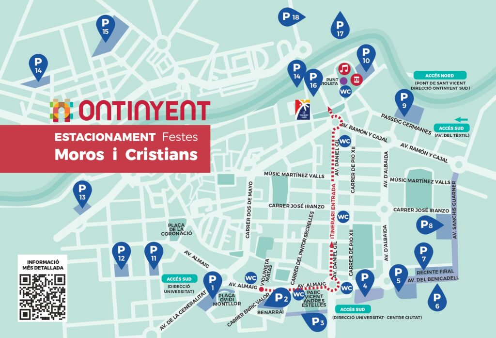 Ontinyent aposta pels aparcaments gratuïts als accesos durant les Festes El Periòdic d'Ontinyent - Noticies a Ontinyent