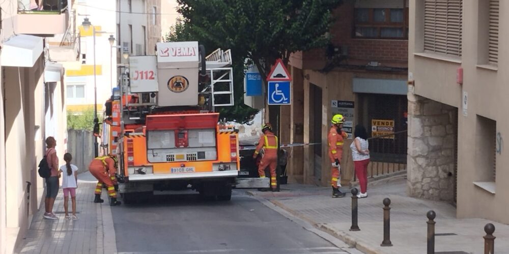 Bombers d'Ontinyent fent un rescat