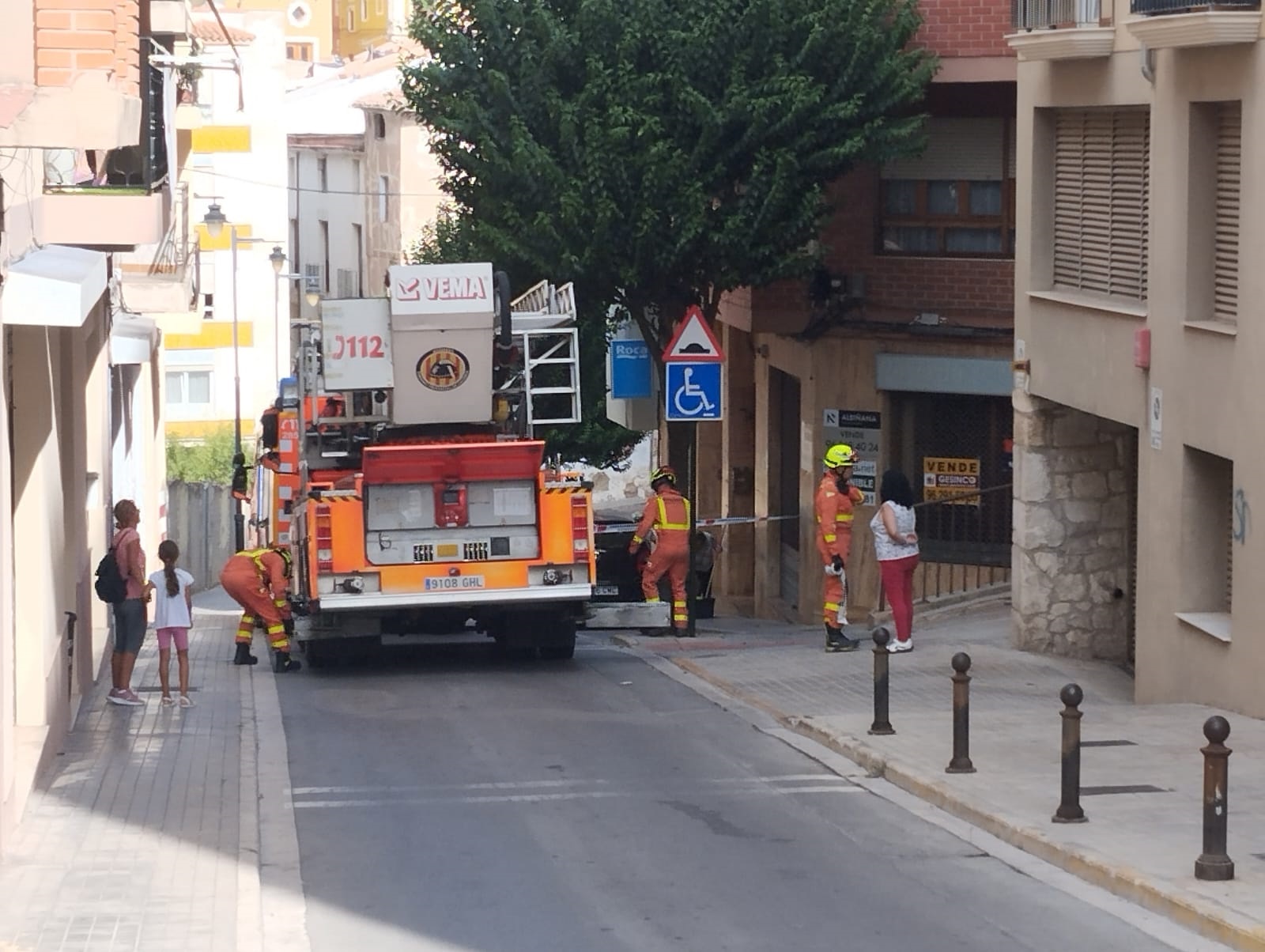 Bombers d'Ontinyent fent un rescat