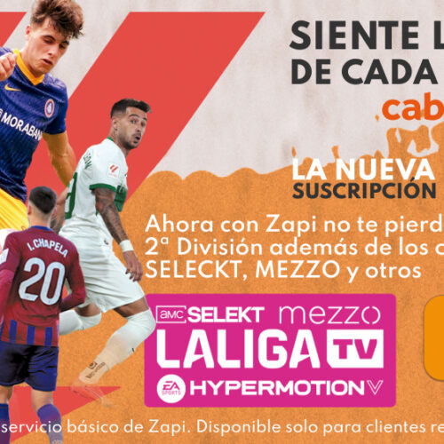 La lliga Hypermotion arriba a Cableworld amb una oferta irresistible