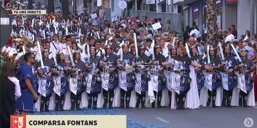 Esquadra de la comparsa Fontans d'Ontinyent