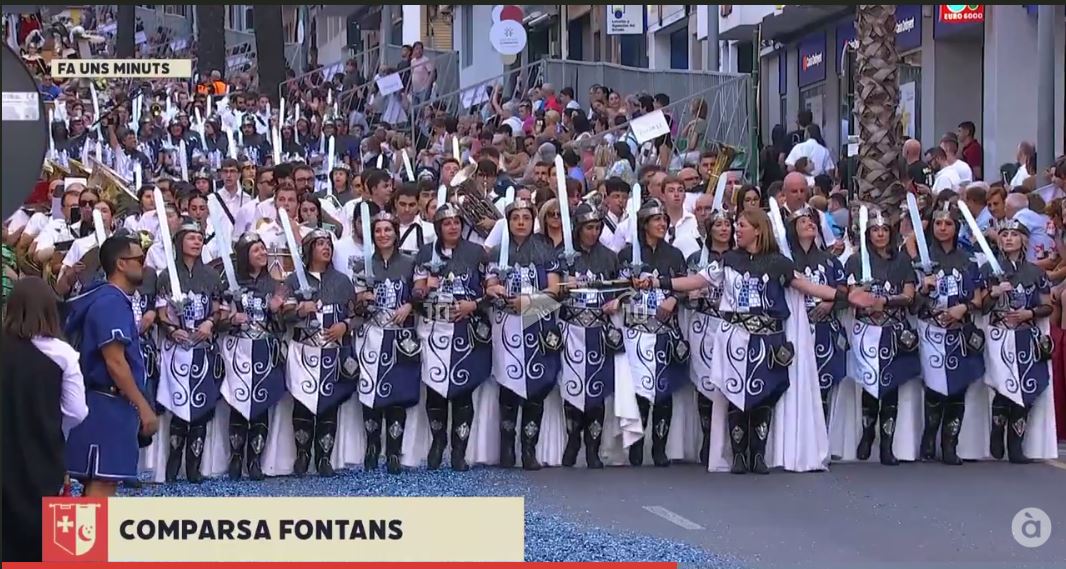 Esquadra de la comparsa Fontans d'Ontinyent