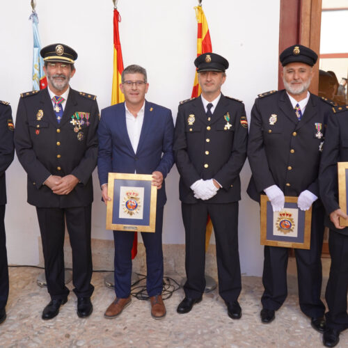 Jorge Rodríguez, Isidro Escudero i Antonio Pereira, guardonats per la Policia Nacional