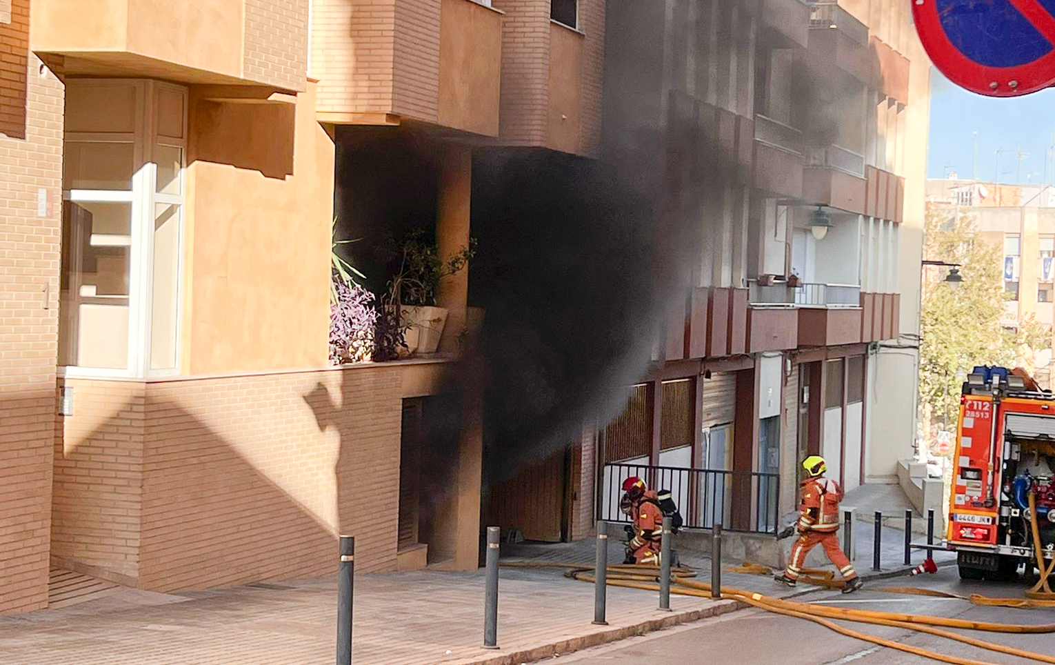 L'explosió d'un vehicle causa un incendi en el Llombo El Periòdic d'Ontinyent - Noticies a Ontinyent