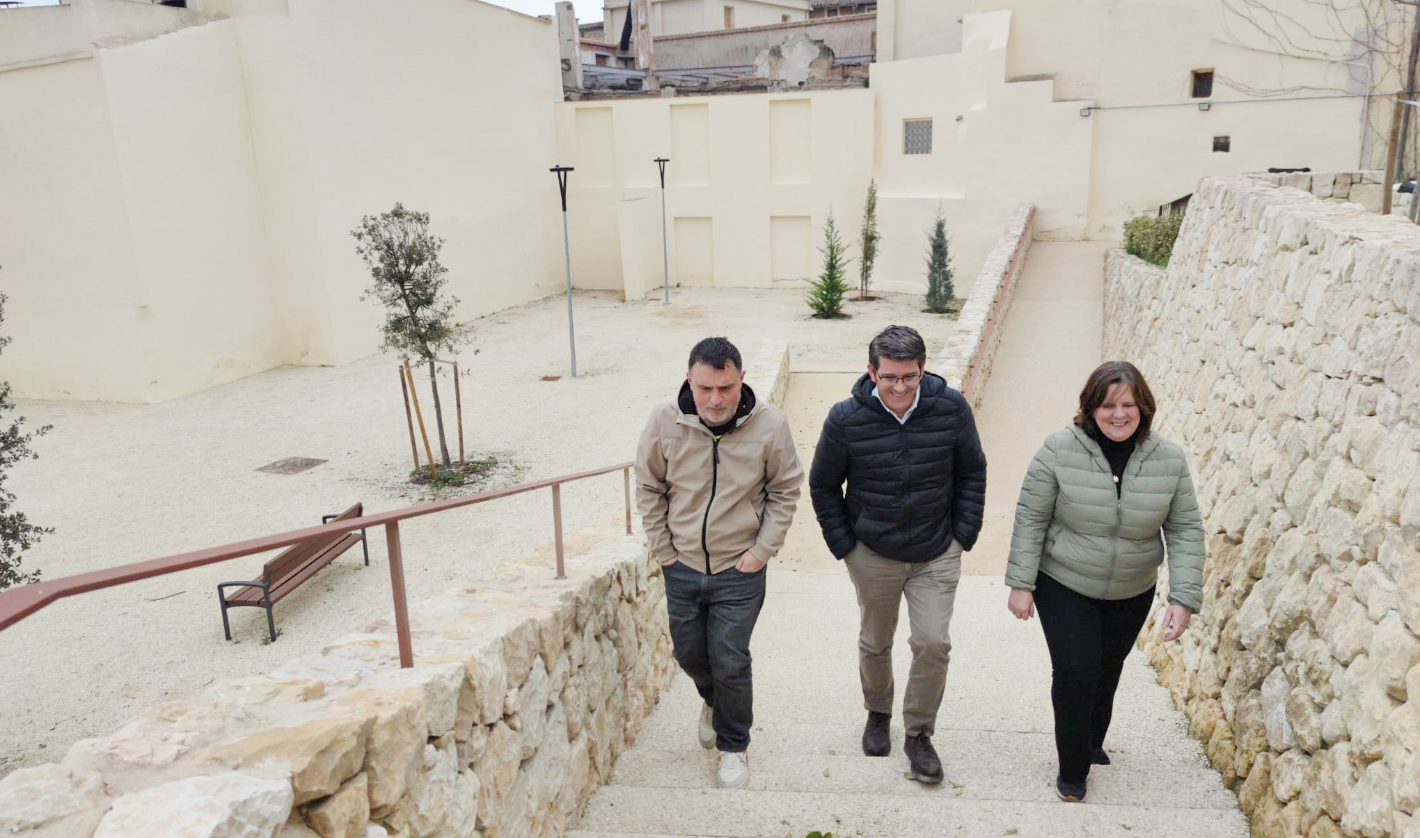 Es reobri el parc de la Vila ampliat, sis anys després, gràcies a la consolidació de la muralla El Periòdic d'Ontinyent - Noticies a Ontinyent