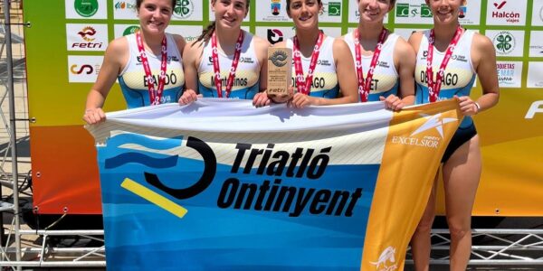 El Triatló Ontinyent guanya la plata en el Campionat d’Espanya de Roquetas de Mar