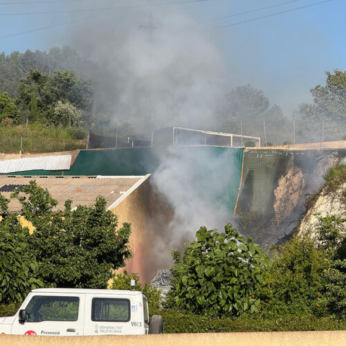 INCENDIO EN LA ZONA DEL POZO CLARO