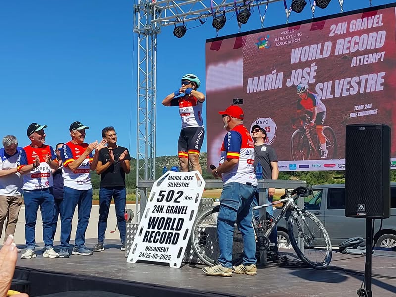 Mª José Silvestre, récord mundial 24 hores gravel El Periòdic d'Ontinyent - Noticies a Ontinyent