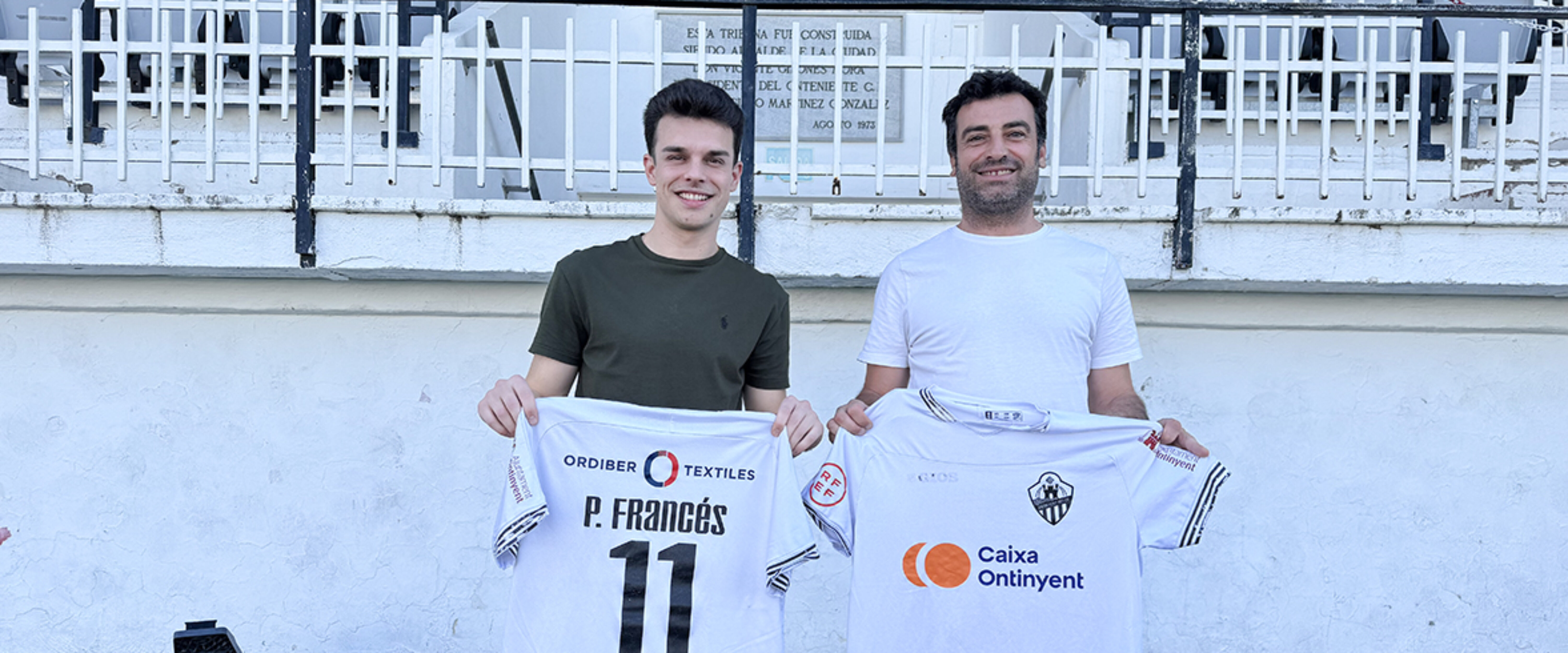 Pablo Francés i Chimo Reig, primeres renovacions de l’Ontinyent 25/26