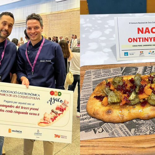 Así es la torta de NAC que ha ganado el 3r premio del Concurso Nacional de Cocas Ciudad de Oliva