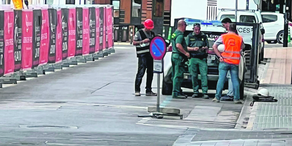 Paralitzades les obres de la Plaça Concepció pel possible amiant