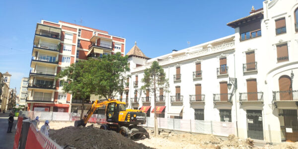 Es reprenen les obres de la Plaça de la Concepció