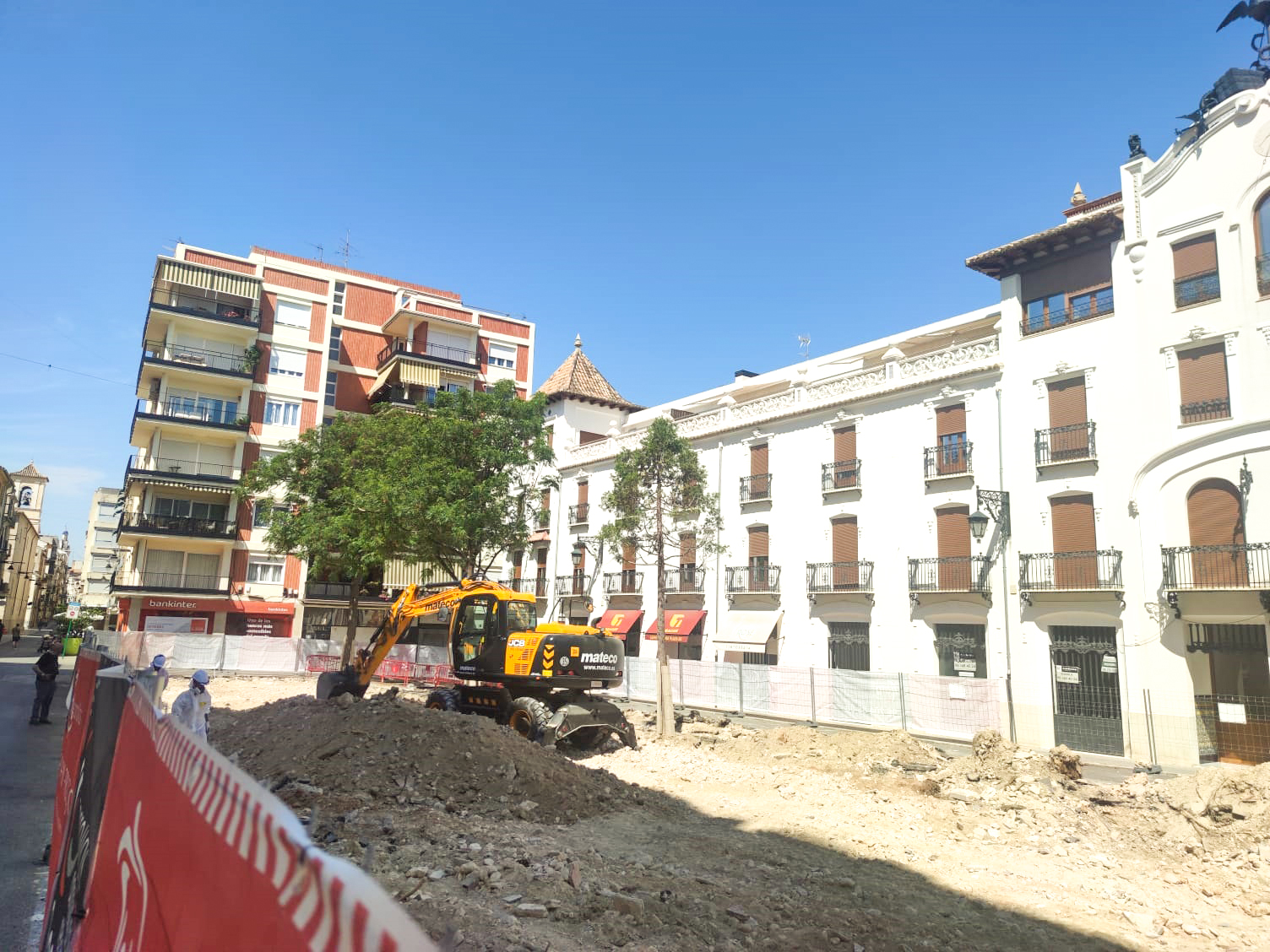 Es reprenen les obres de la Plaça de la Concepció El Periòdic d'Ontinyent - Noticies a Ontinyent
