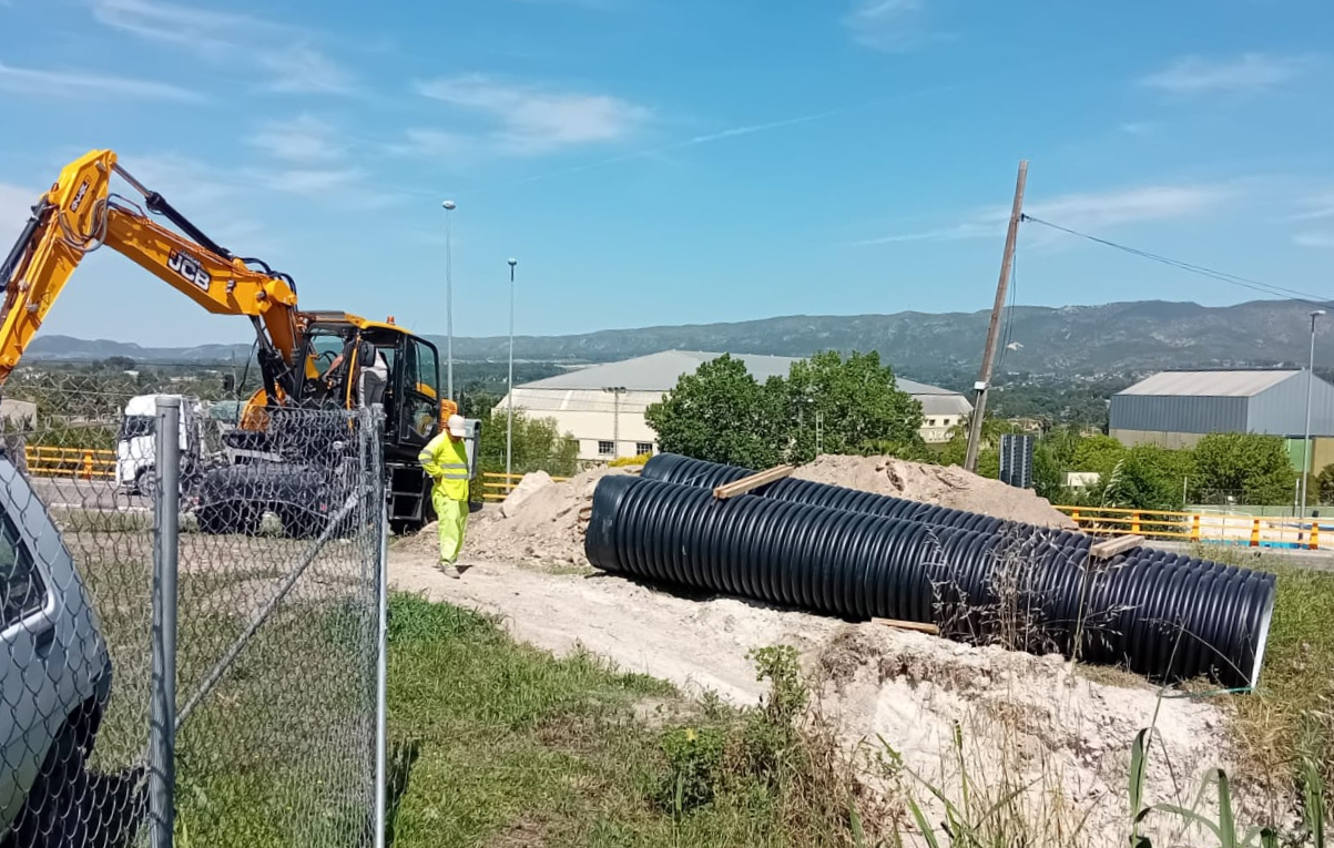 Ontinyent executa obres antiinundacions al polígon industrial Casa Balones El Periòdic d'Ontinyent - Noticies a Ontinyent