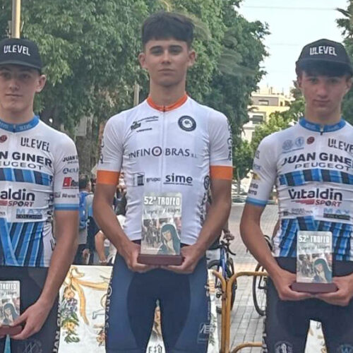 Nico Donat, segundo en el trofeo de ciclismo de Cocentaina